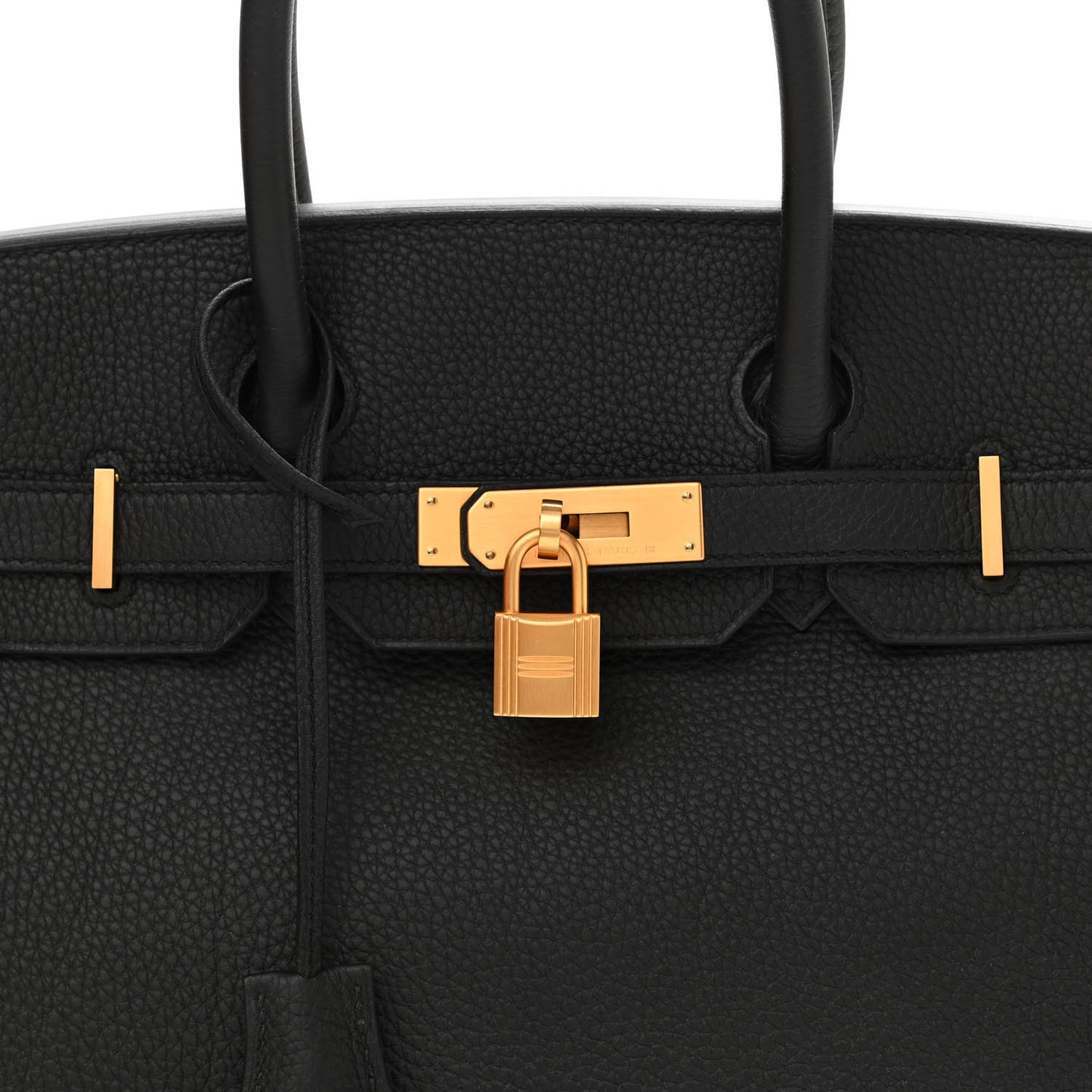 Togo Horseshoe Birkin 30 Black Rouge Grenat
