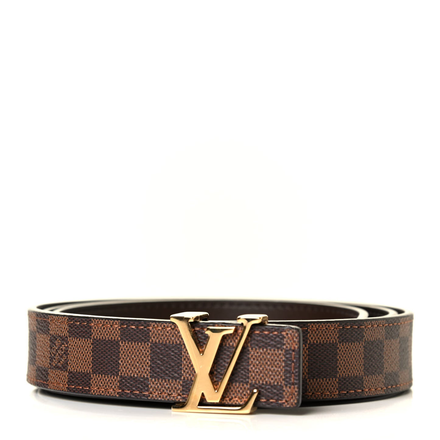 Mini Damier Ebene 25mm LV Initiales Belt 90 36
