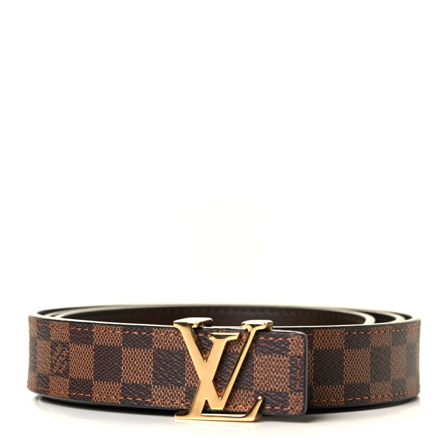 Louis Vuitton Mini Damier Ebene 25mm LV Initiales Belt 90 36 2 of 4