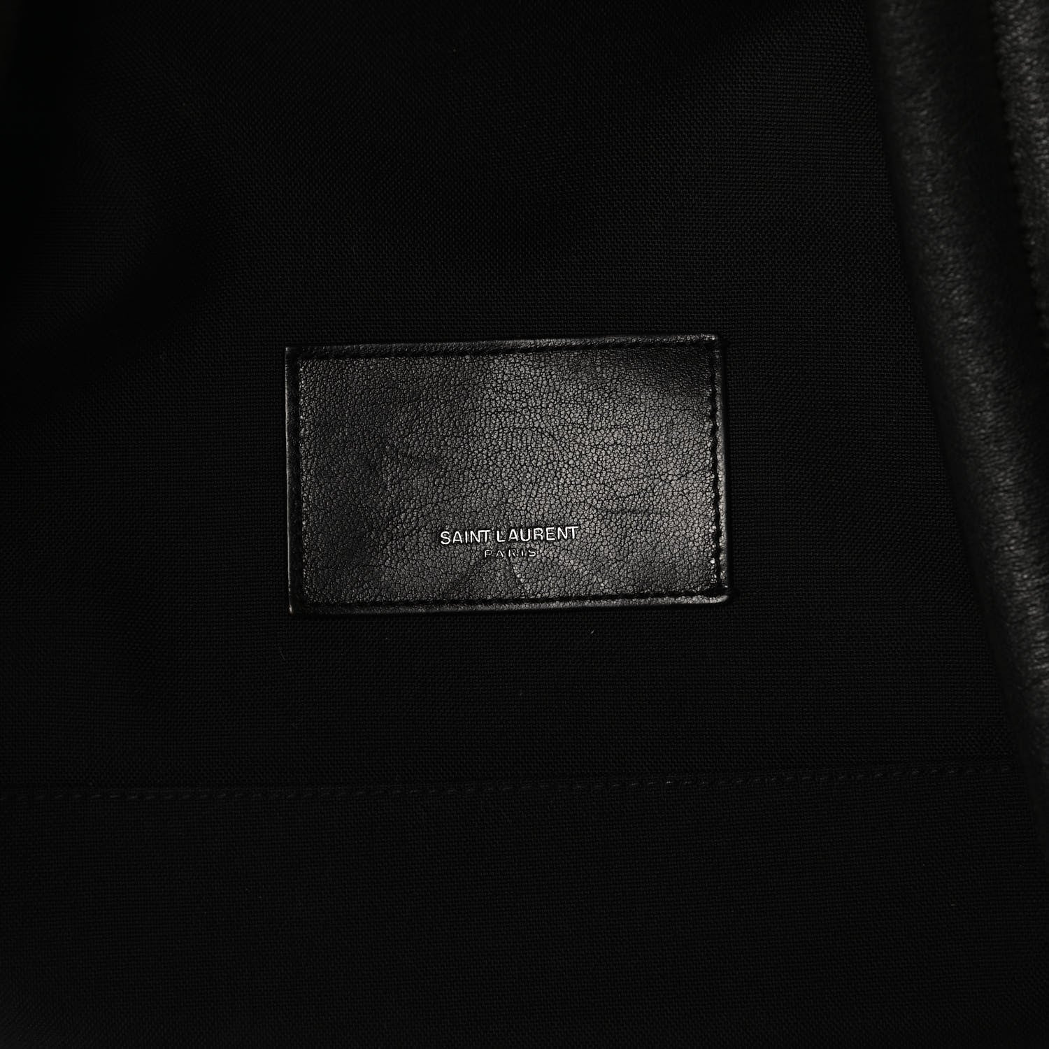 Saint Laurent Lambskin Star Applique Mini City California Backpack Black 8 of 30