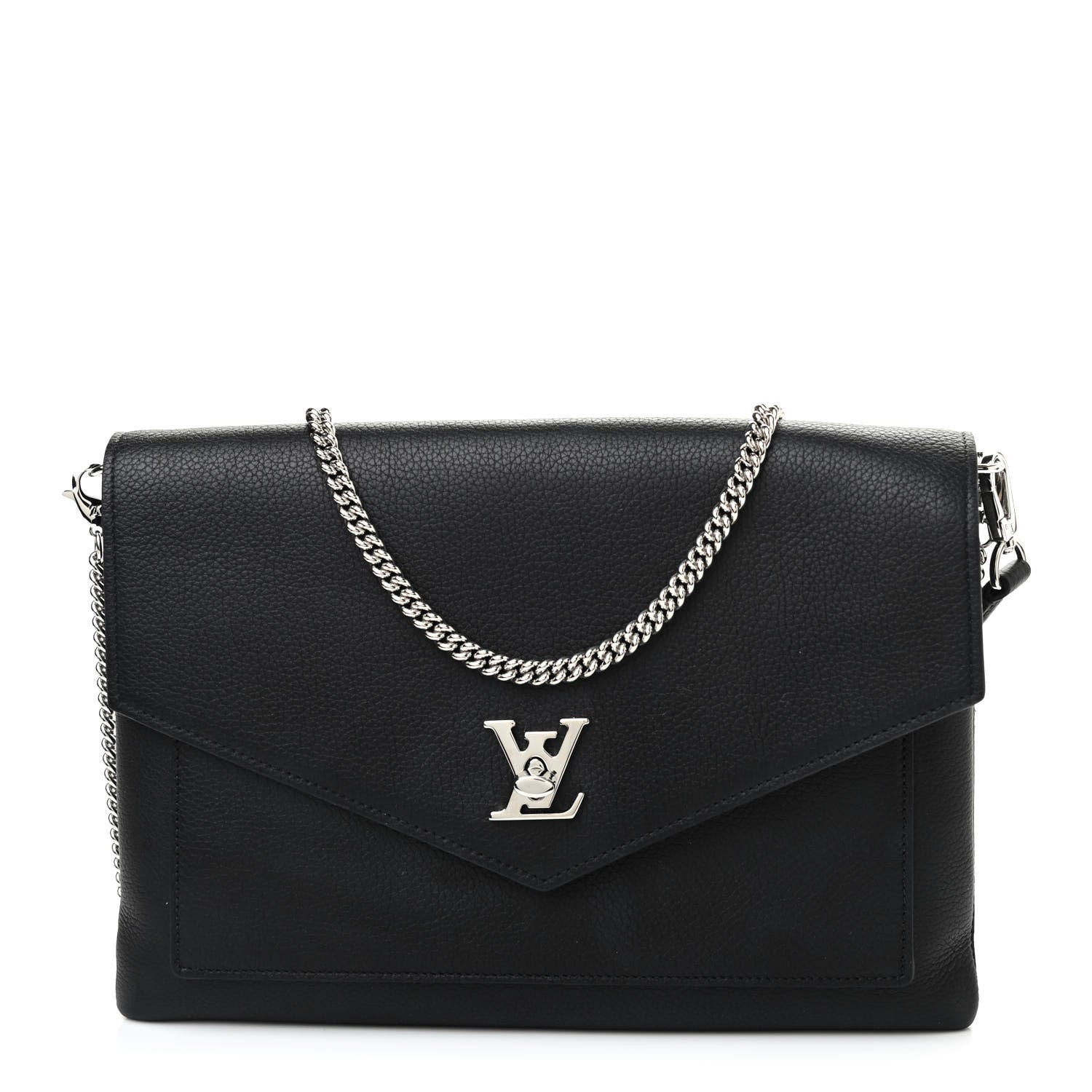 Louis Vuitton Soft Calfskin My Lockme Pochette Black 1 of 6