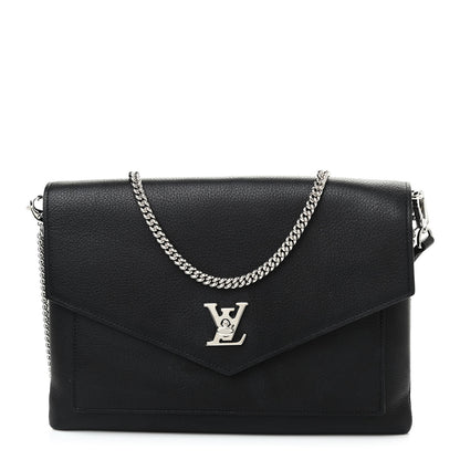Louis Vuitton Soft Calfskin My Lockme Pochette Black 1 of 6