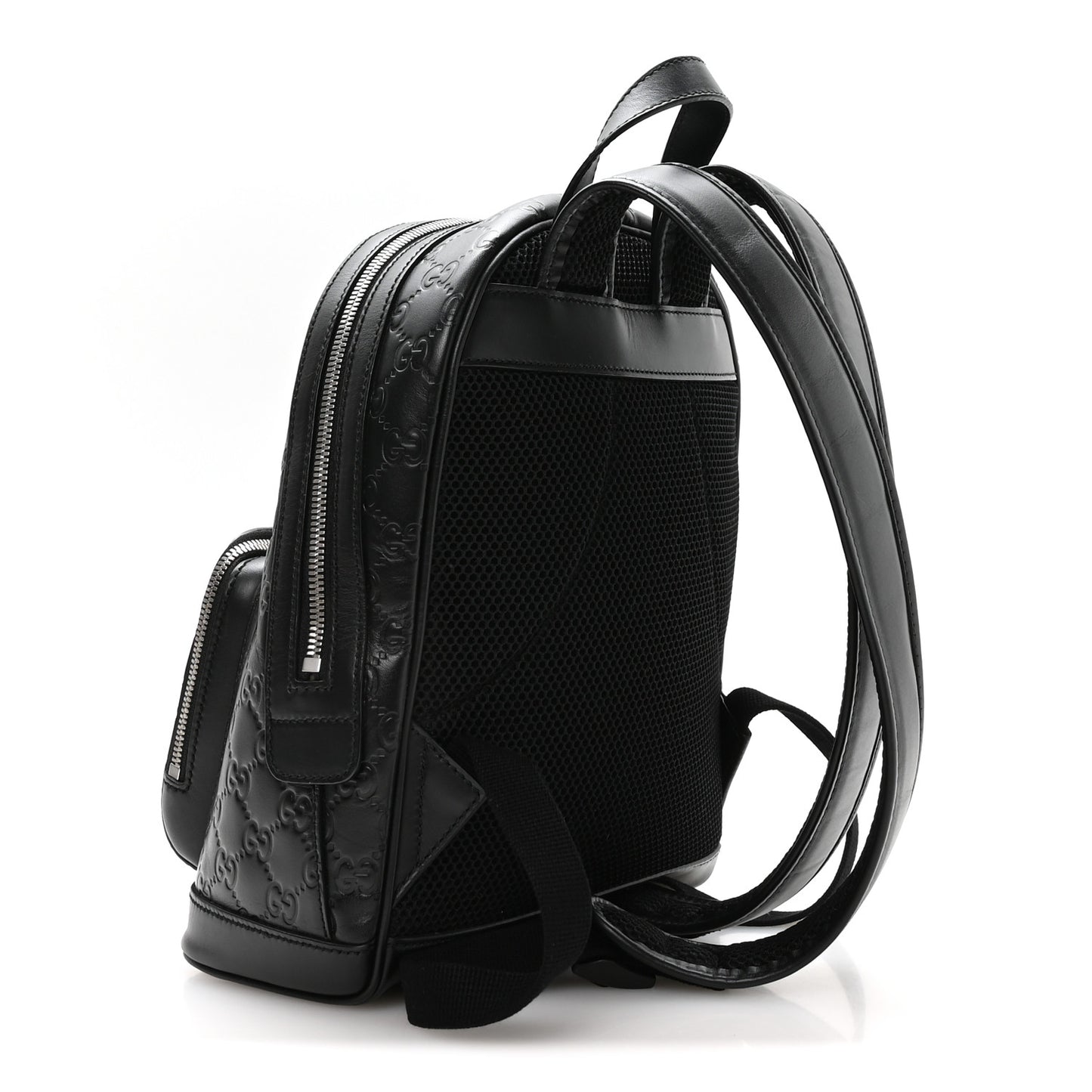 Guccissima Signature Small Day Backpack Black