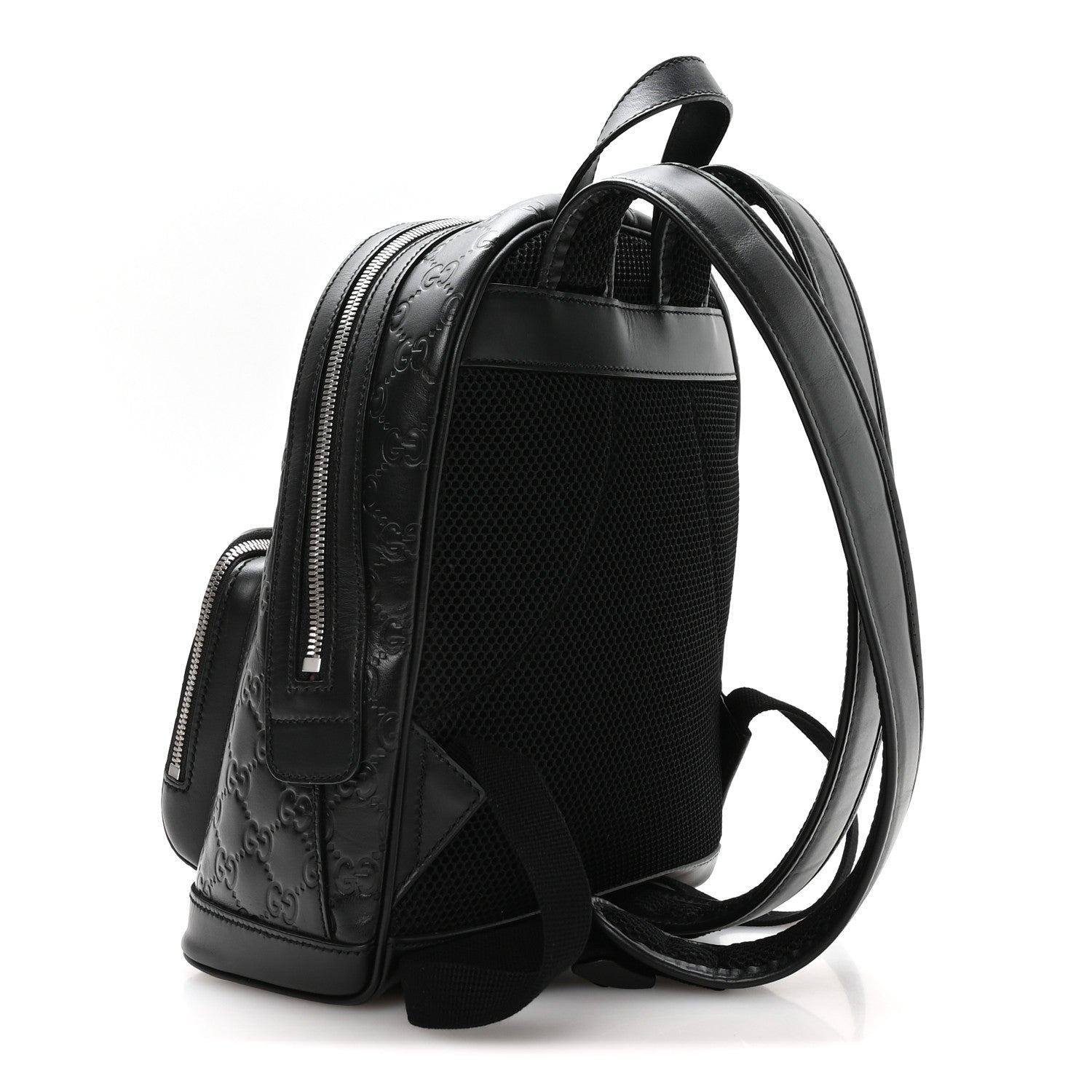 Gucci Guccissima Signature Small Day Backpack Black 3 of 10