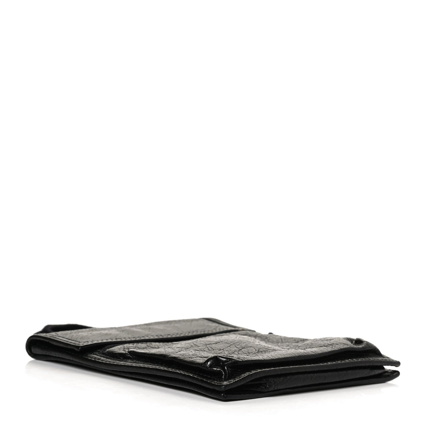 Agneau Arena Small Explorer Crossbody Pouch Black