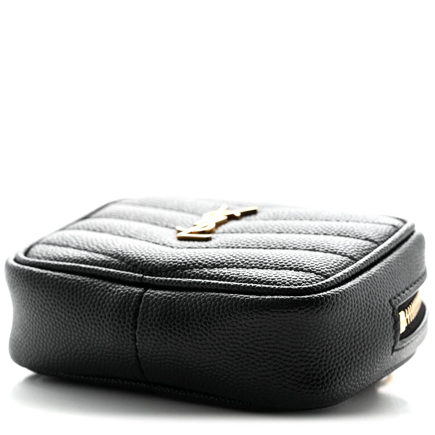 Grain De Poudre Matelasse Monogram Baby Lou Camera Bag Black
