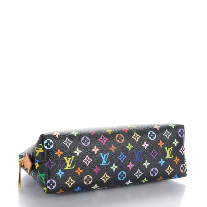 Louis Vuitton Monogram Multicolor Cosmetic Pouch Black Grenade 4 of 6