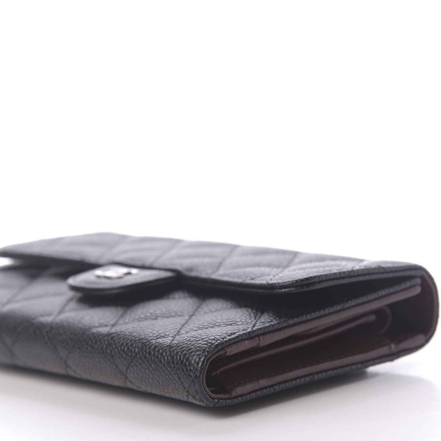 Chanel Caviar Quilted Large Flap Wallet Black 9 of 10