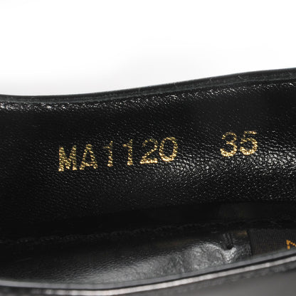 Louis Vuitton LOUIS VUITTON Glazed Calfskin Candice Pumps 35 Black 8 of 9