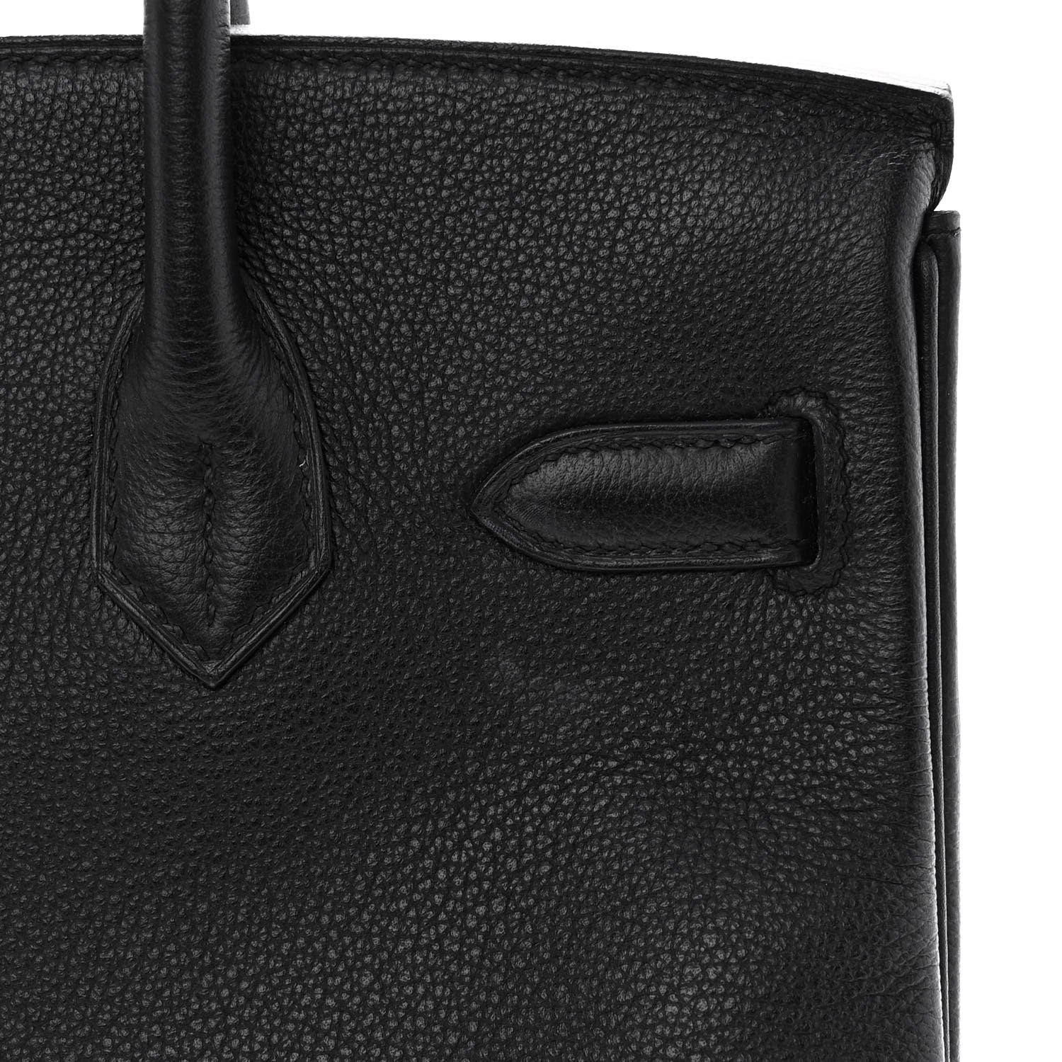 Hermes Taurillon Clemence Birkin 30 Black 12 of 12
