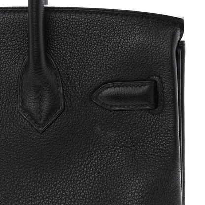 Hermes Taurillon Clemence Birkin 30 Black 12 of 12