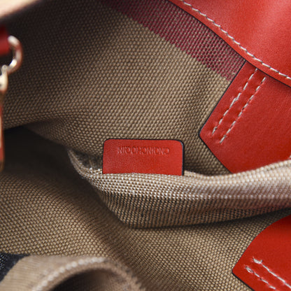 Burberry Canvas Mega Check Medium Maidstone Cadmium Red 8 of 13