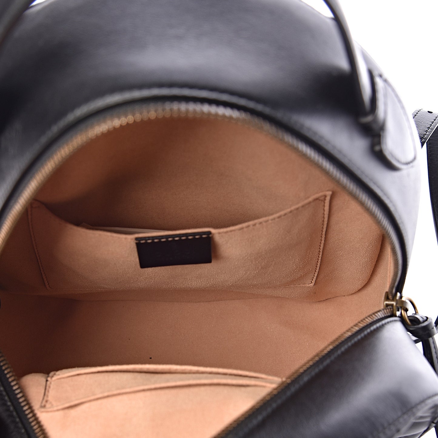 Calfskin Matelasse GG Marmont Backpack Black