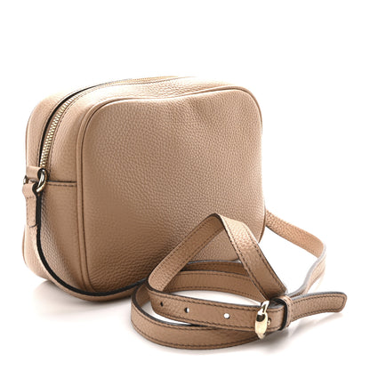 Gucci Pebbled Calfskin Small Soho Disco Bag Camelia 3 of 10