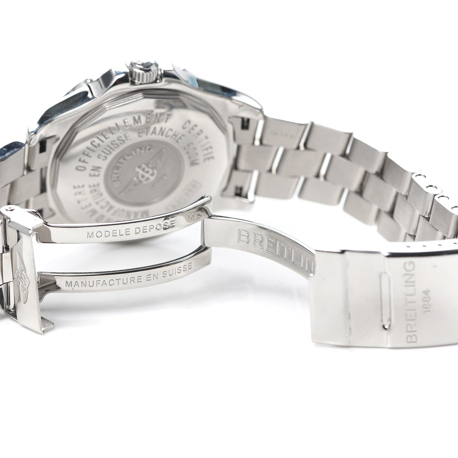 Breitling Stainless Steel 40.5mm Colt GMT Automatic Watch Silver A32350 5 of 5