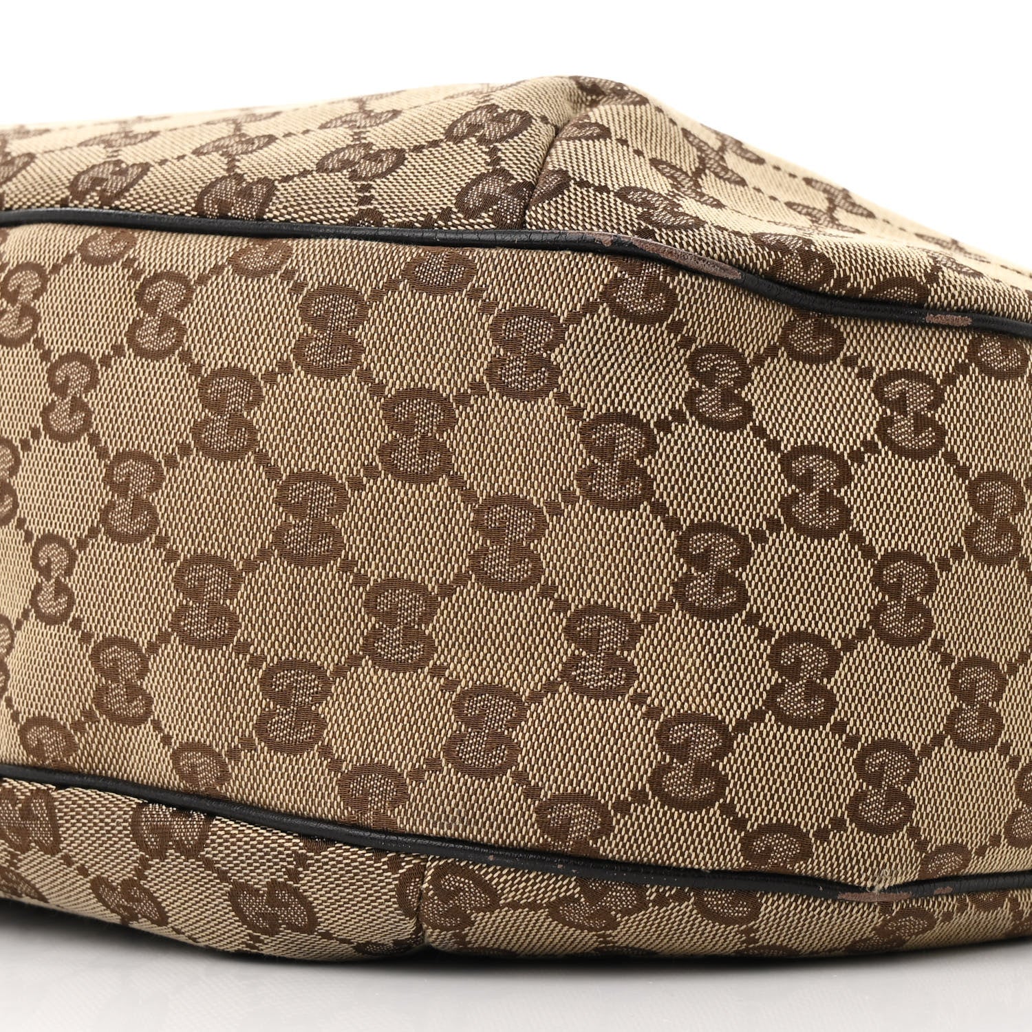 Gucci Monogram Large New Ladies Web Hobo Dark Brown 10 of 12