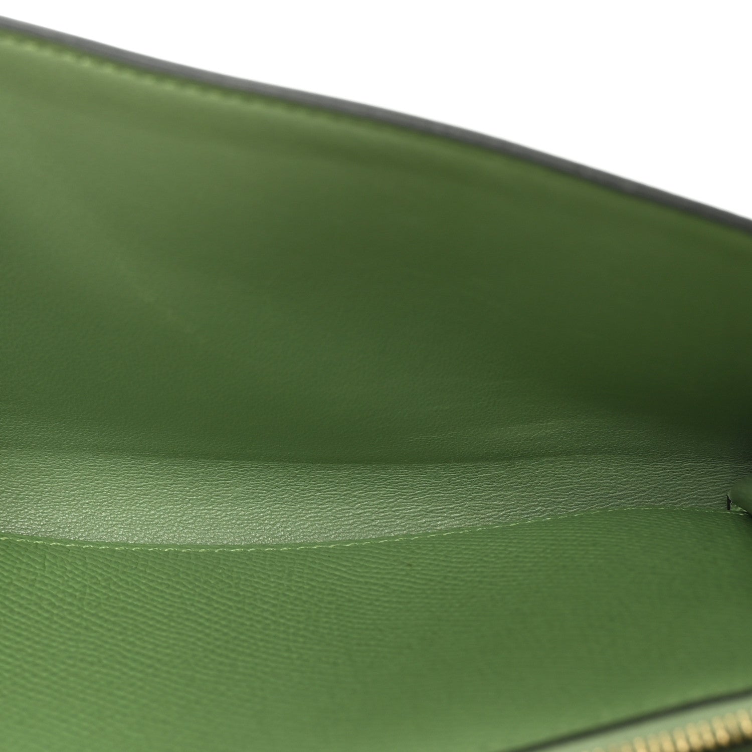 Hermes Epsom Alligator Lizard Constance Wallet To Go Vert Criquet Cactus Beige Sable Ombre 5 of 11