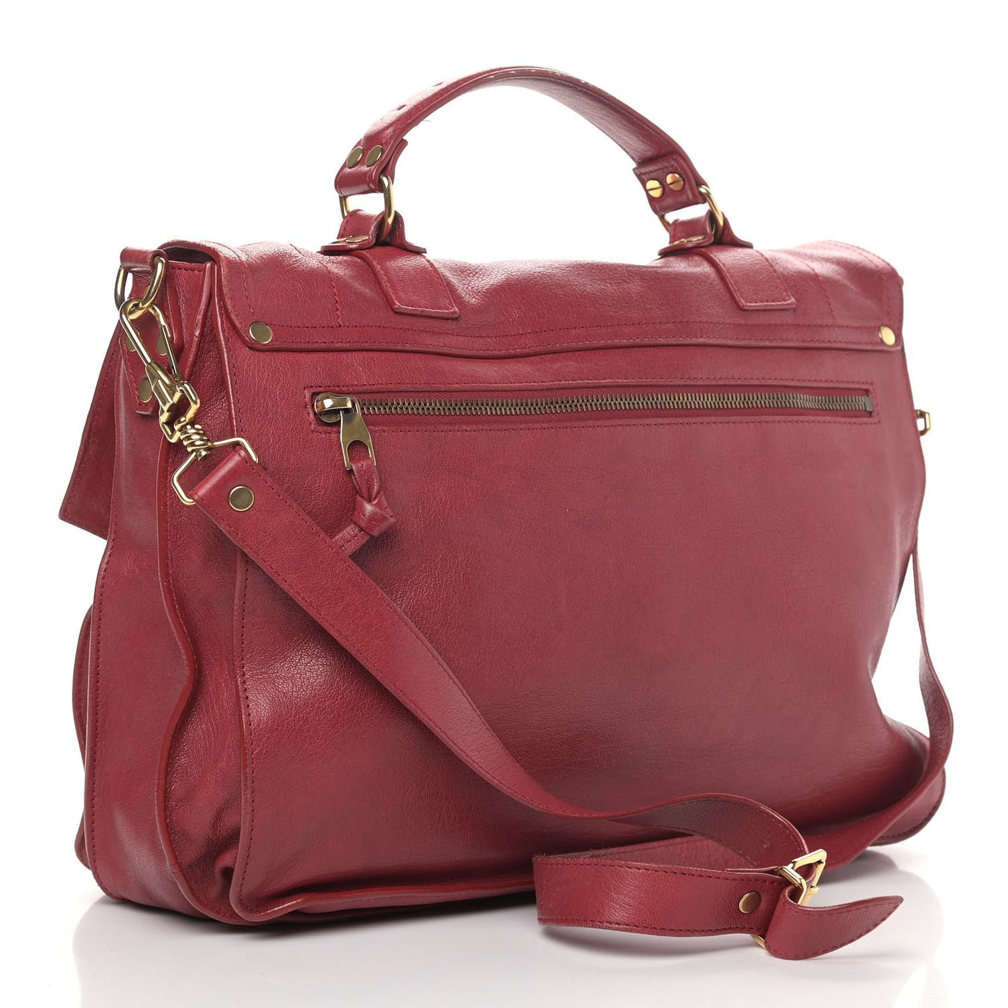 Lambskin Large PS1 Satchel Chianti