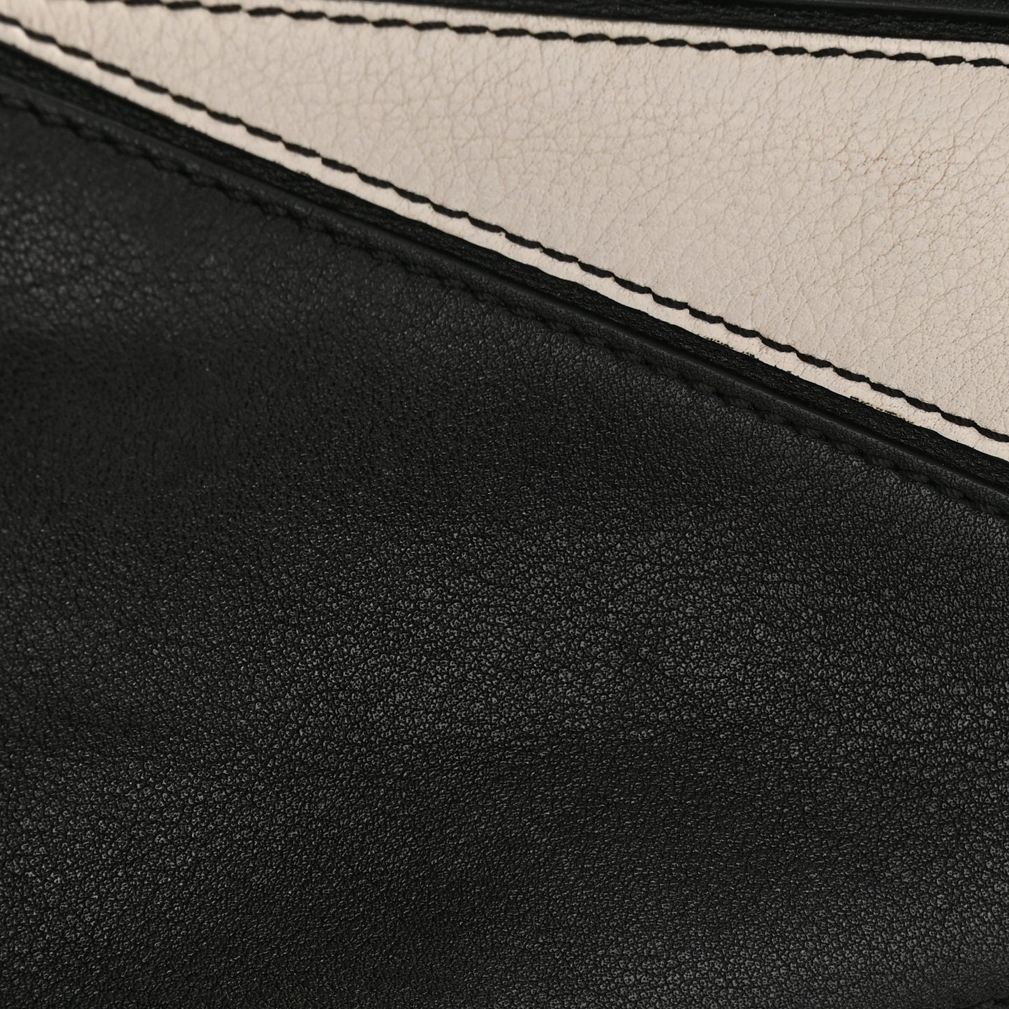 Calfskin Mini Puzzle Bag Black Taupe
