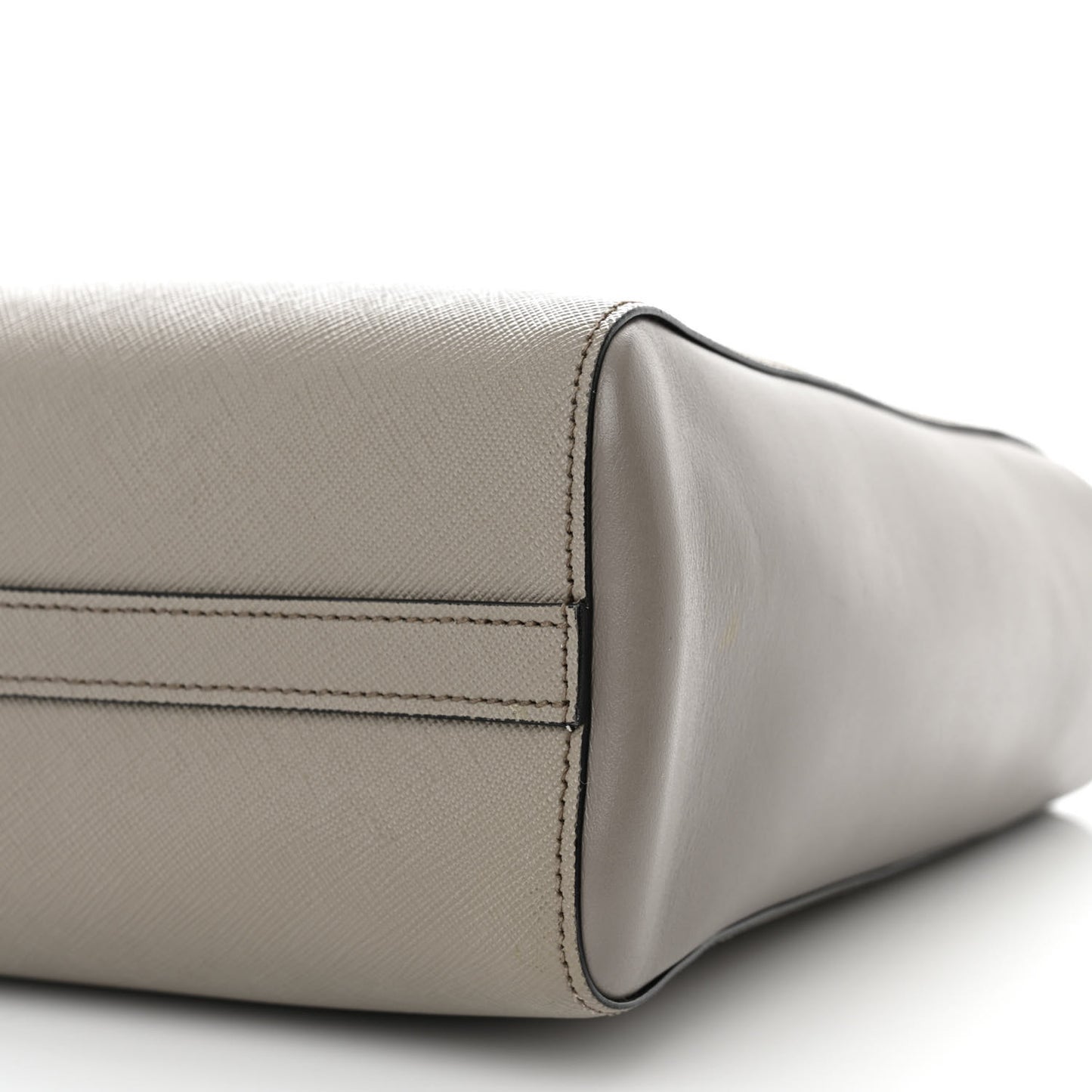 Saffiano Soft Calfskin Zippered Tote Marmo