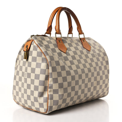 Louis Vuitton Damier Azur Speedy 30 2 of 8