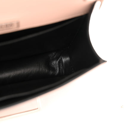 Prada Spazzolato Soft Calf Cahier Chain Wristlet Clutch Pesca 10 of 15