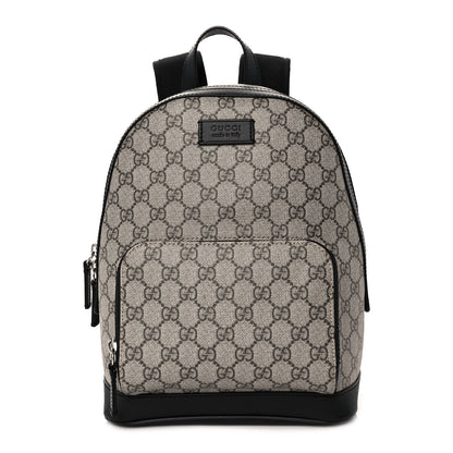 Gucci GG Supreme Monogram Small Eden Day Backpack Black 1 of 9