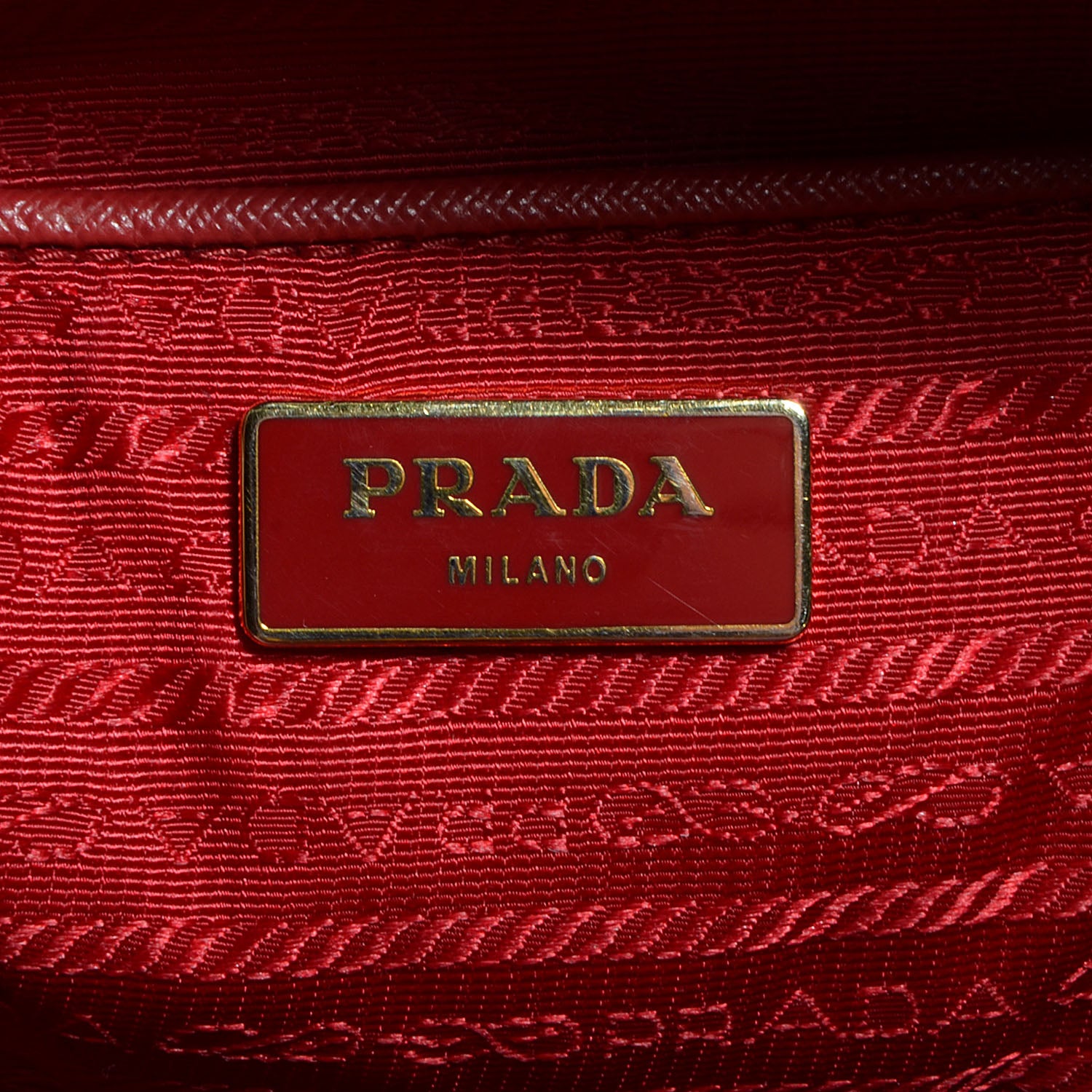 Prada Saffiano Lux Large Double Zip Tote Fuoco 8 of 12