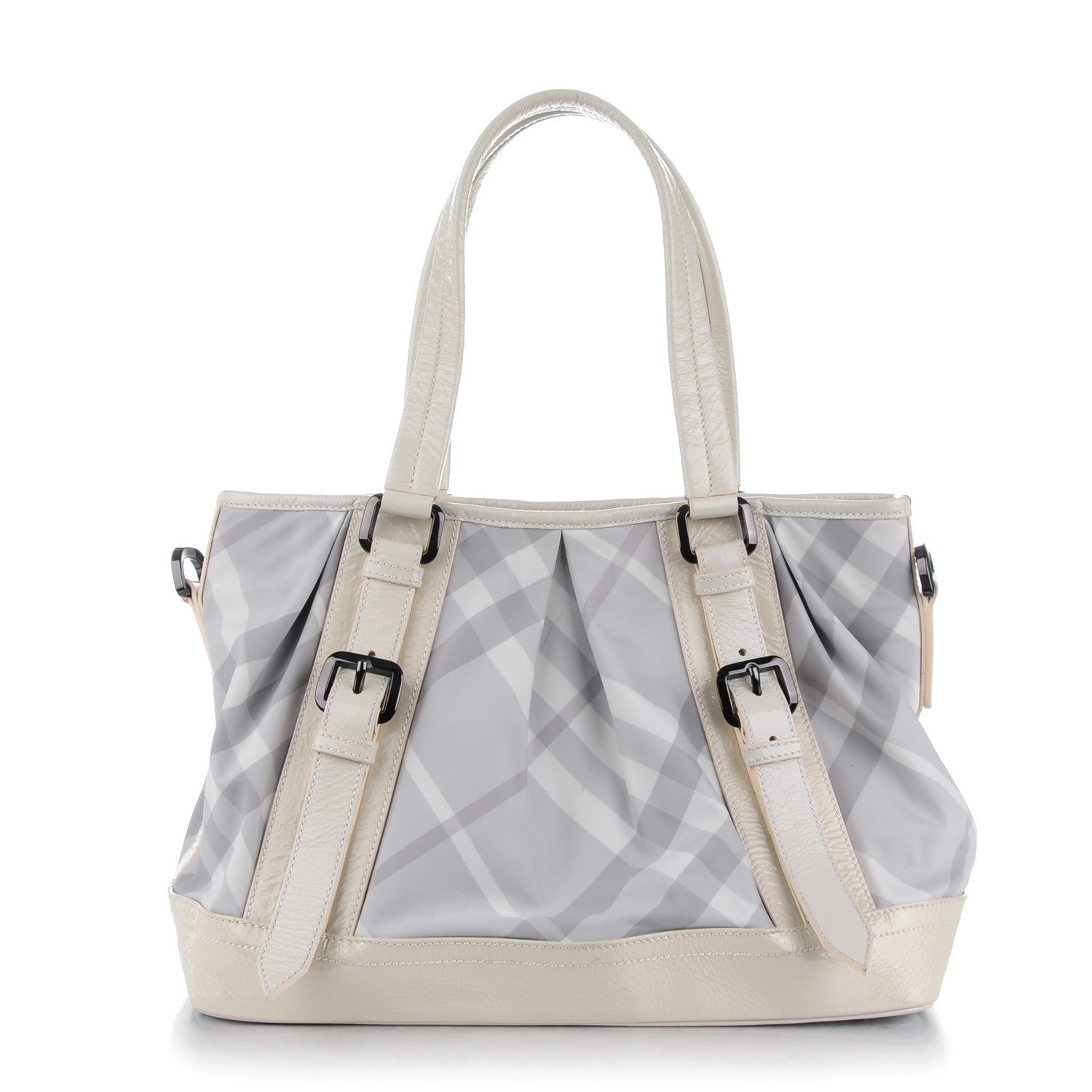 Burberry Nylon Beat Check Lowry White 1 of 8