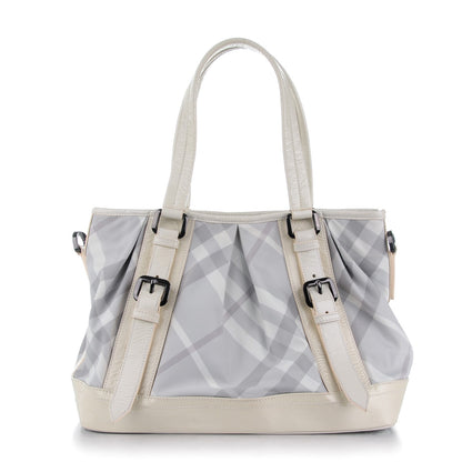 Burberry Nylon Beat Check Lowry White 1 of 8