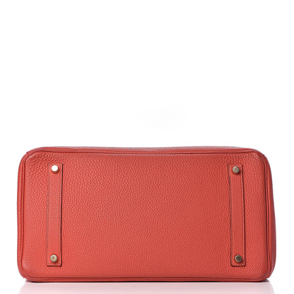 Hermes Togo Birkin 35 Rouge Pivoine 6 of 39