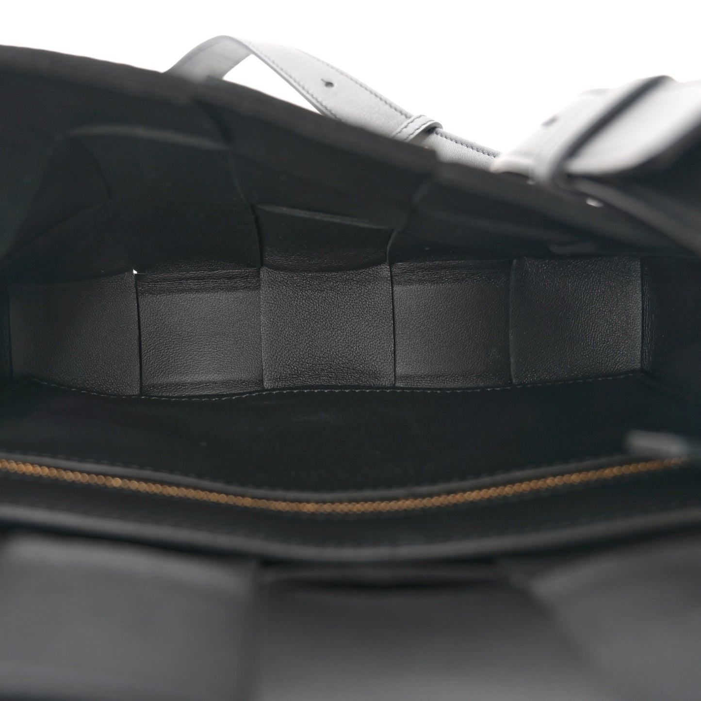 Lambskin Maxi Intrecciato Cassette Crossbody Bag Black