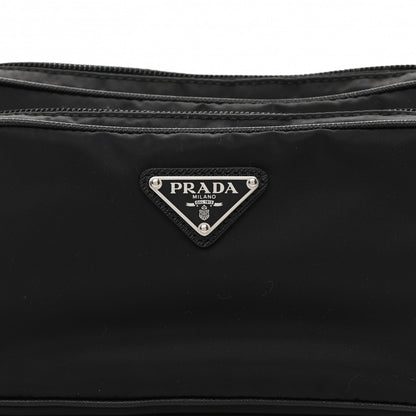 Prada Tessuto Nylon Saffiano Belt Bag Black 7 of 9