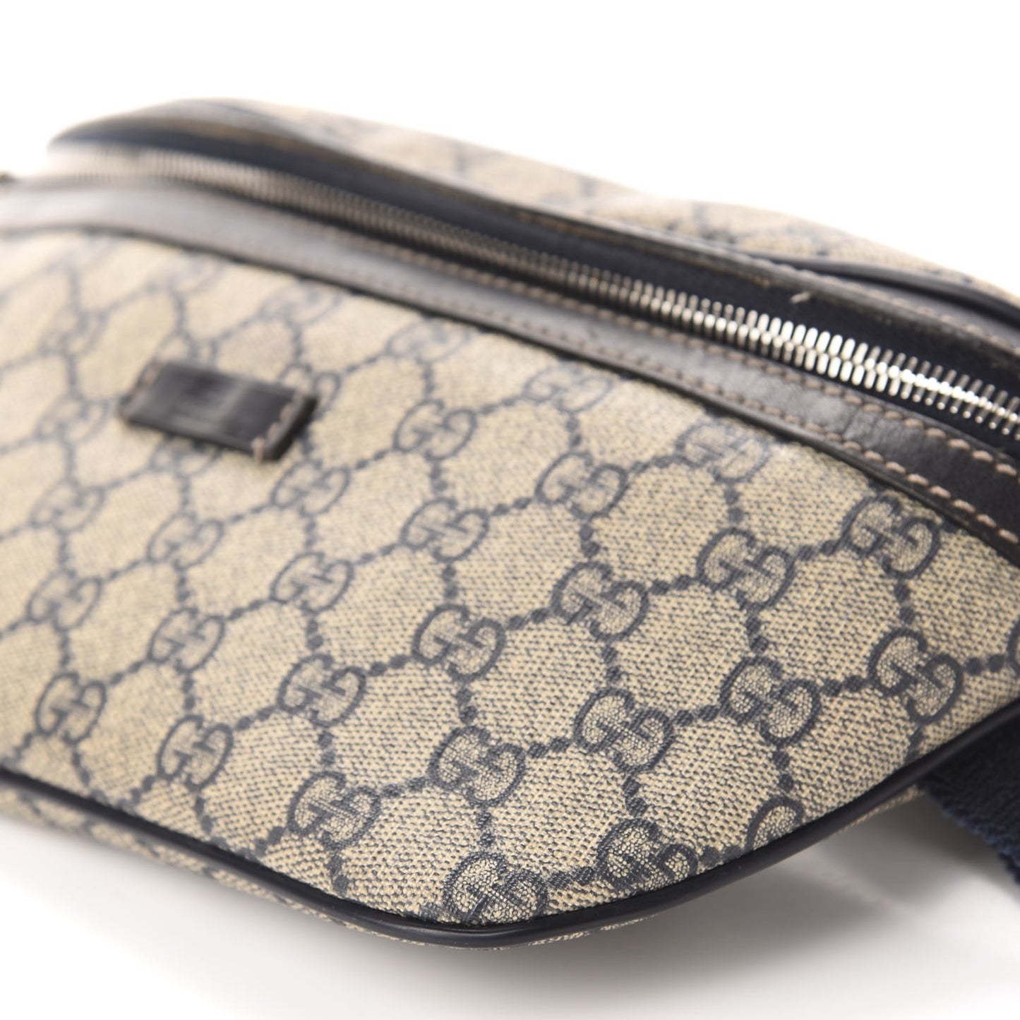 GG Supreme Monogram Belt Bag Navy