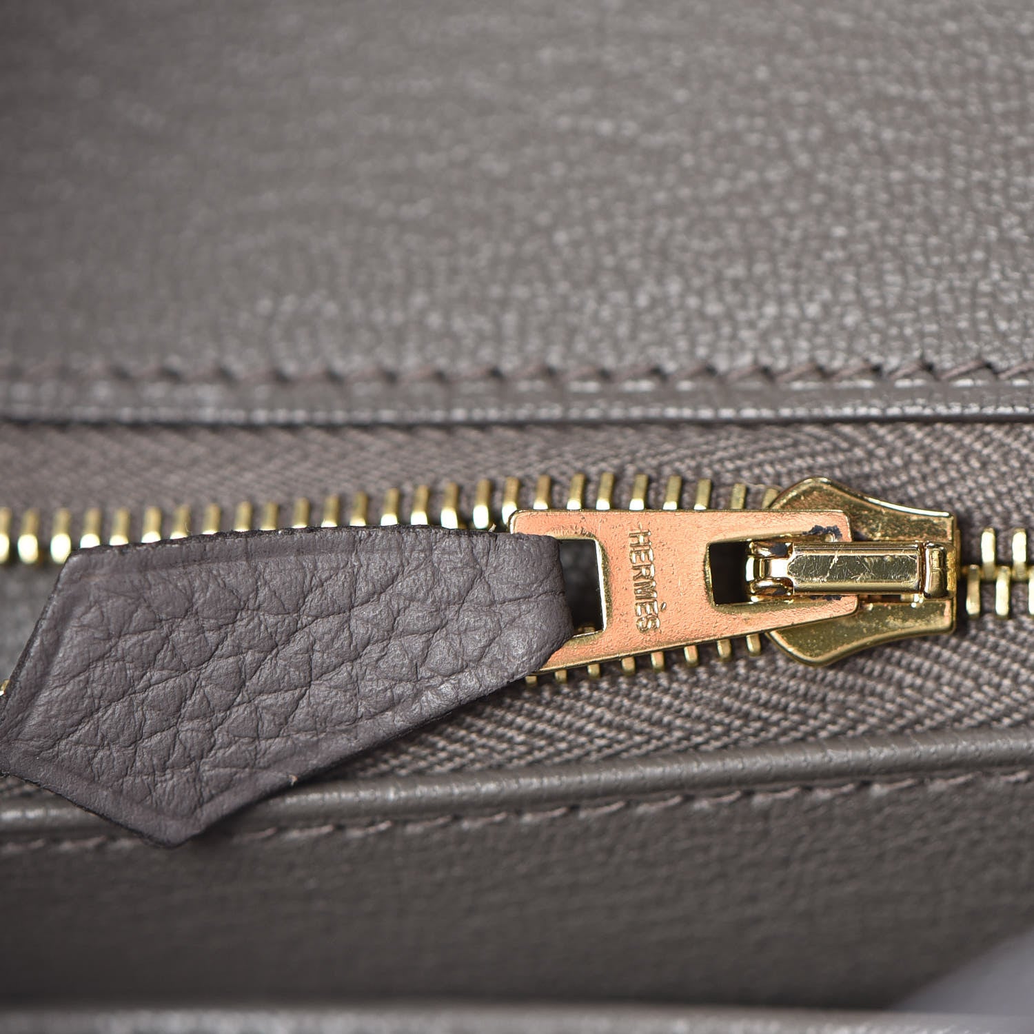 Hermes Togo Birkin 25 Etain 15 of 31