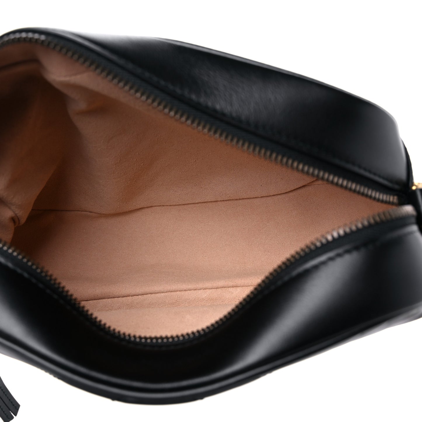 Calfskin Matelasse Small GG Marmont Chain Shoulder Bag Black