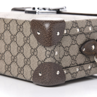 Gucci GG Supreme Monogram Globe-Trotter Beauty Case Brown 8 of 9