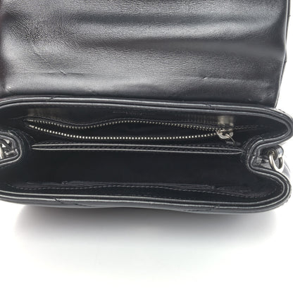 Saint Laurent Calfskin Y Quilted Monogram Toy Loulou Crossbody Bag Black 4 of 10