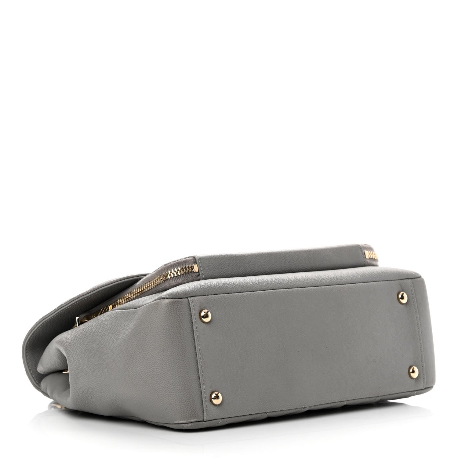 Chanel Caviar Quilted Large Business Affinity Flap Grey 4 of 16