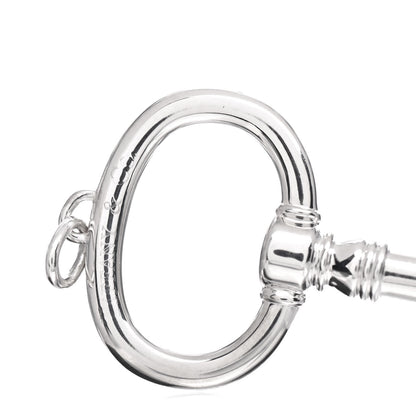 Tiffany Sterling Silver Oval Key Pendant 3 of 3