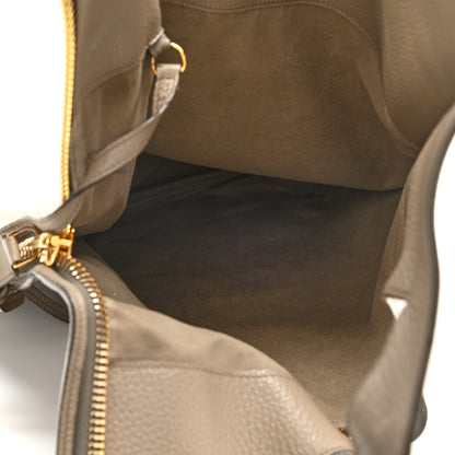 Tom Ford Ramskin Small Alix Padlock Zip Shoulder Bag Beige 6 of 13