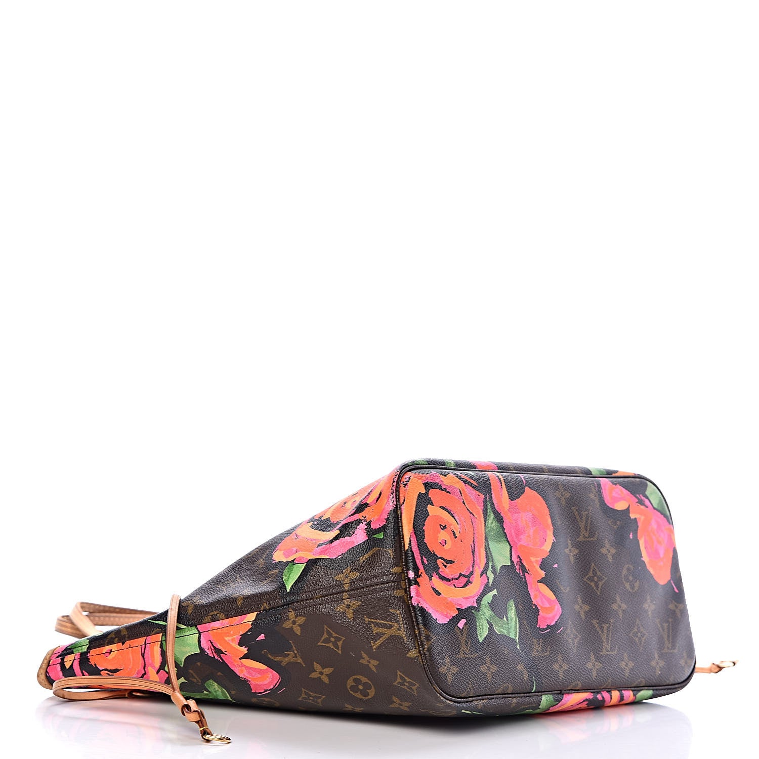 Louis Vuitton Monogram Roses Neverfull MM 4 of 17