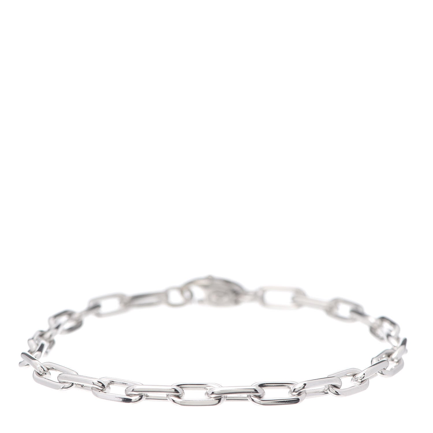 Cartier 18K White Gold Spartacus Chain Bracelet 1 of 5