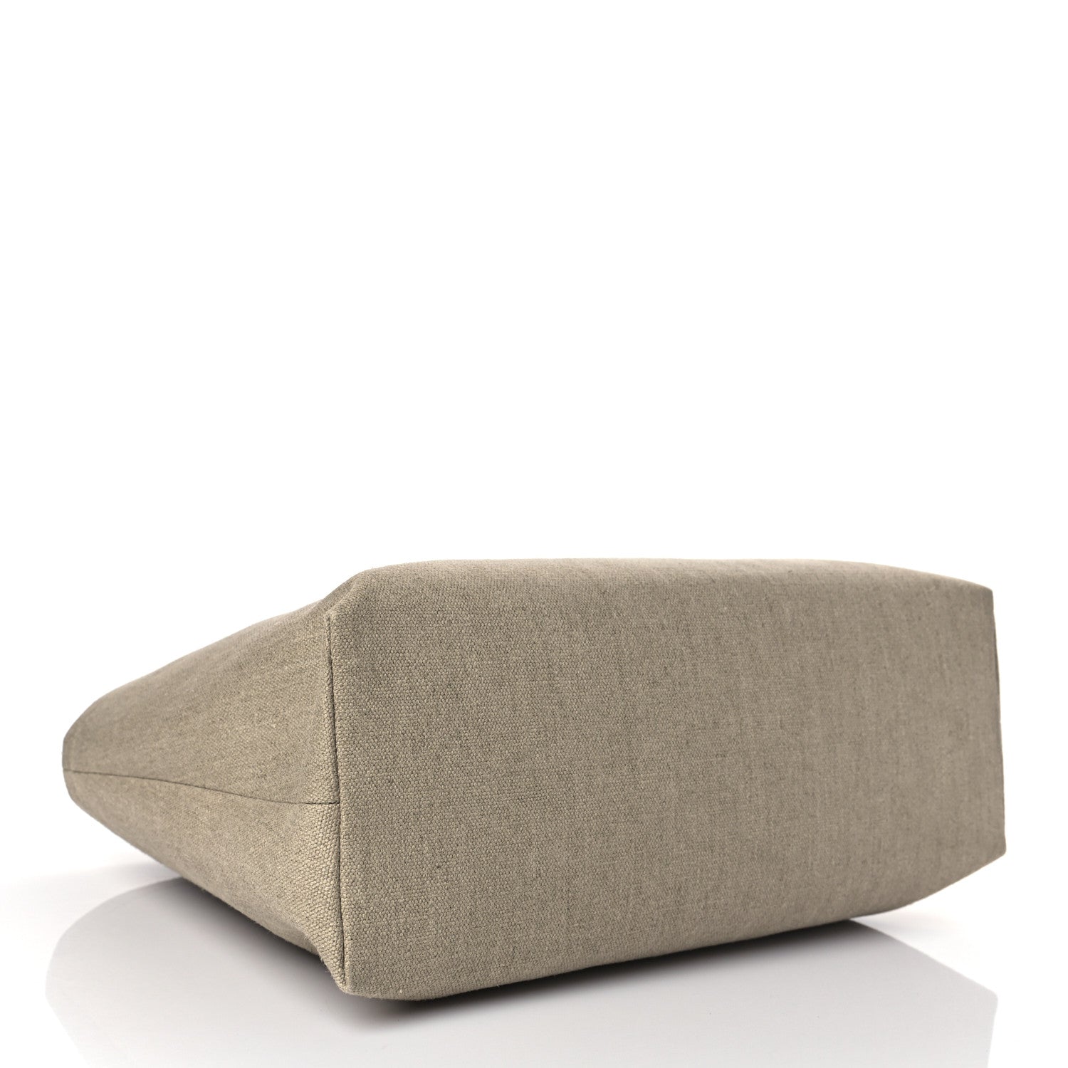 Celine Canvas Calfskin Monaco Horizontal Cabas Tan 3 of 9
