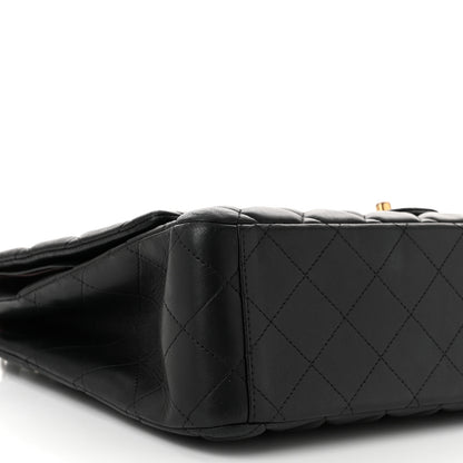 Chanel Lambskin Quilted Maxi Double Flap Black 9 of 10