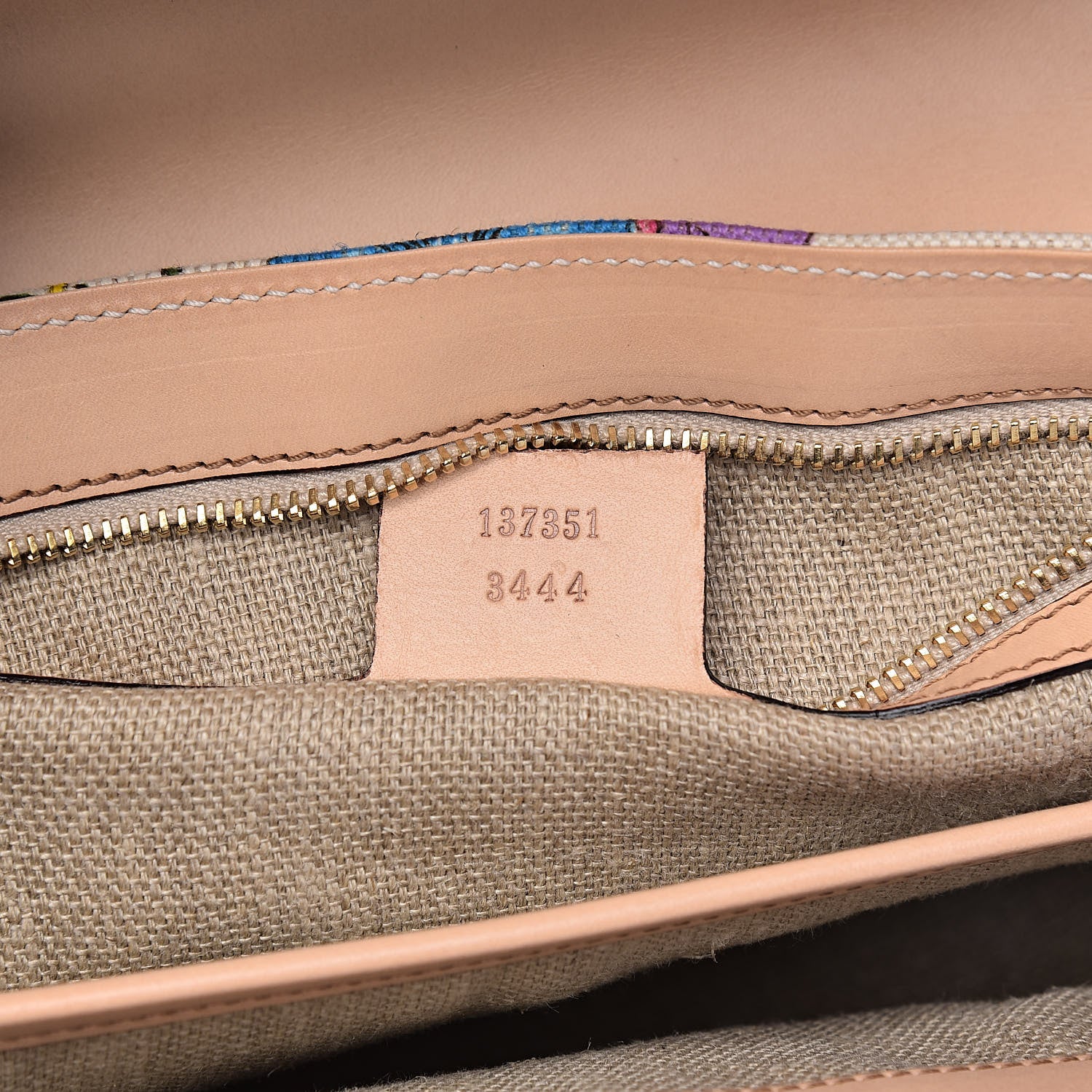 Gucci Floral Flora Canvas Bamboo Top Handle Bag 7 of 14