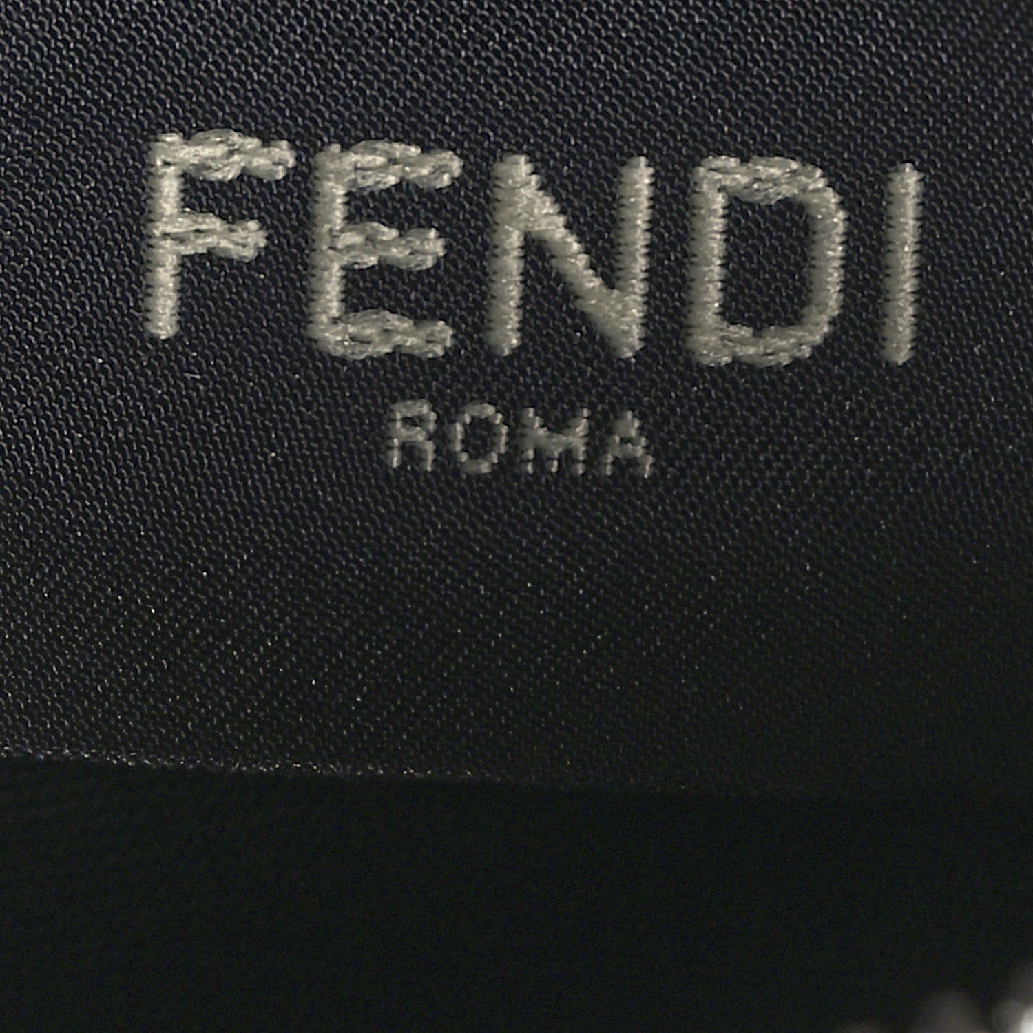 Fendi Shiny Glazed Fabric Vitello Cover FF 1974 Logo Medium Camera Case Tobacco Moro Giallo Ebano 8 of 13