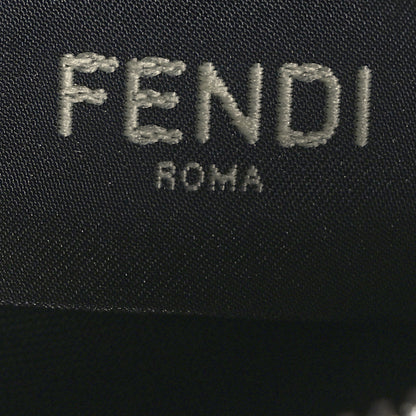 Fendi Shiny Glazed Fabric Vitello Cover FF 1974 Logo Medium Camera Case Tobacco Moro Giallo Ebano 8 of 13