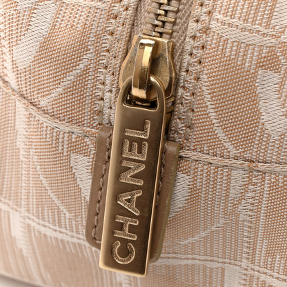 Chanel Nylon Travel Bowler Beige 13 of 17