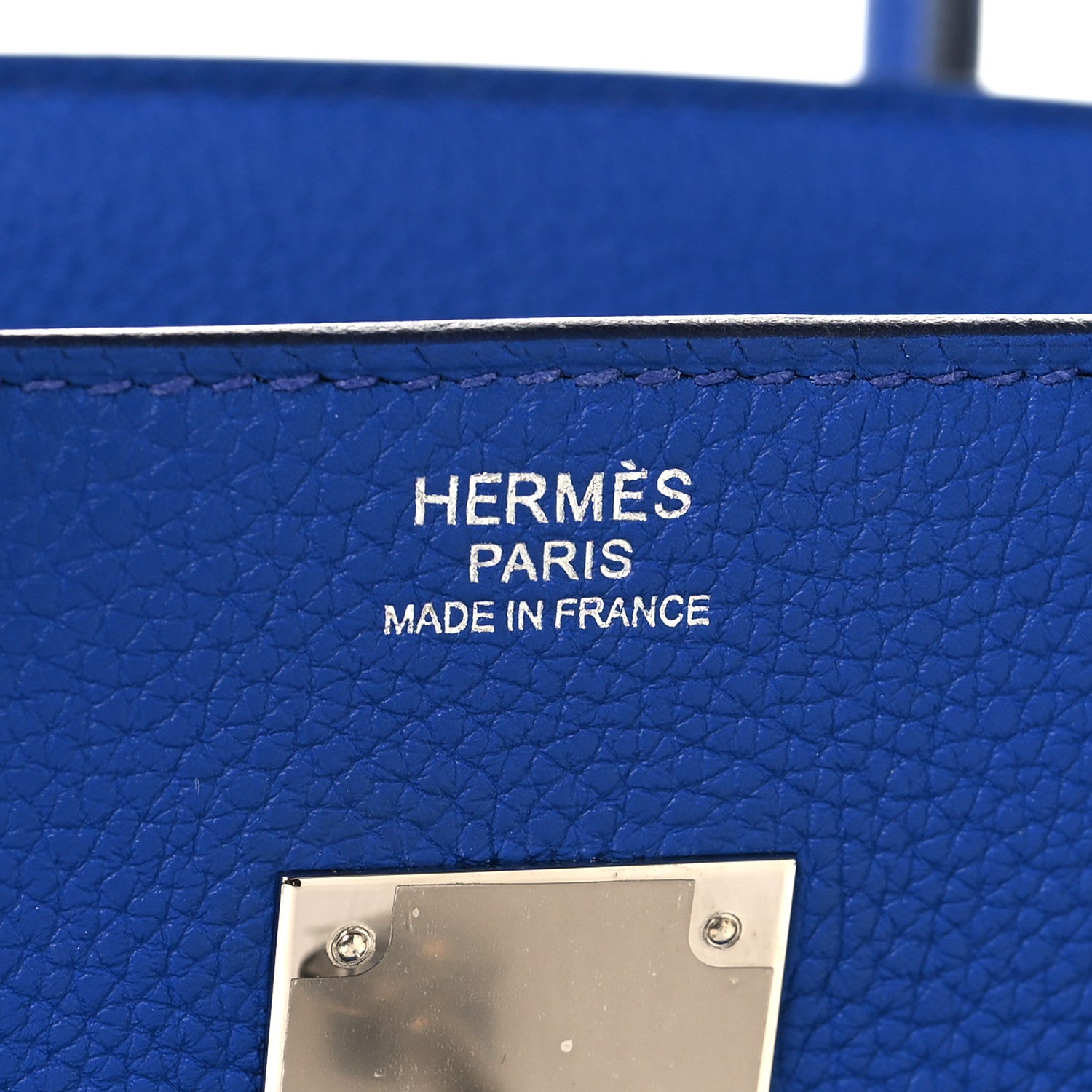 Hermes Togo Birkin 30 Bleu Royal 5 of 12